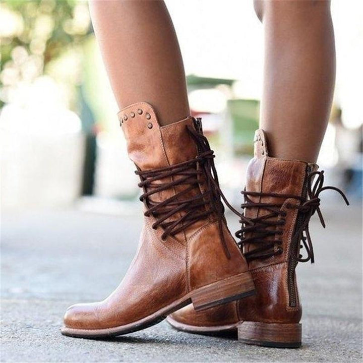 Rose - Leather boots