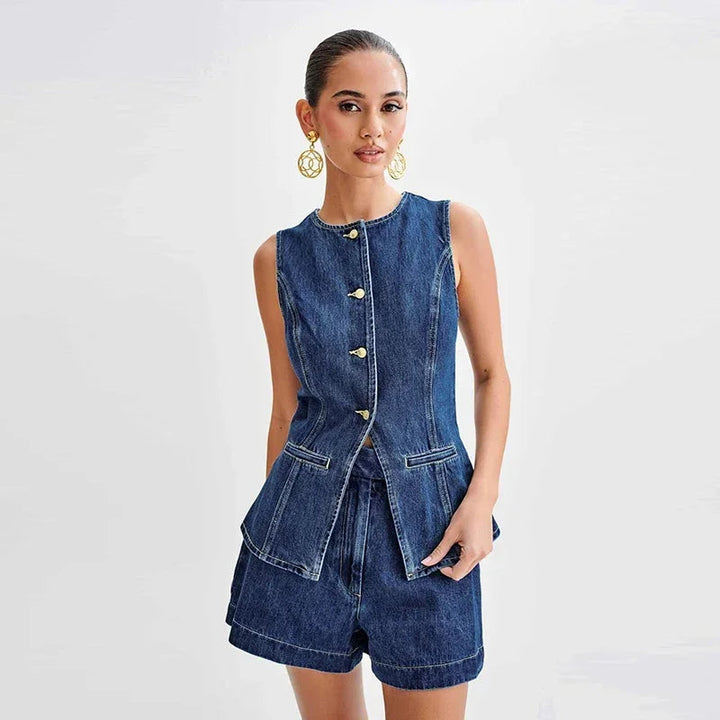 Set Casual Denim 2 Pieces