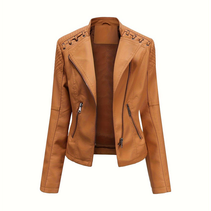 Dalia | Faux Leather Jacket