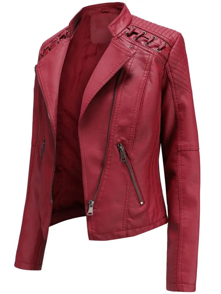 Dalia | Faux Leather Jacket