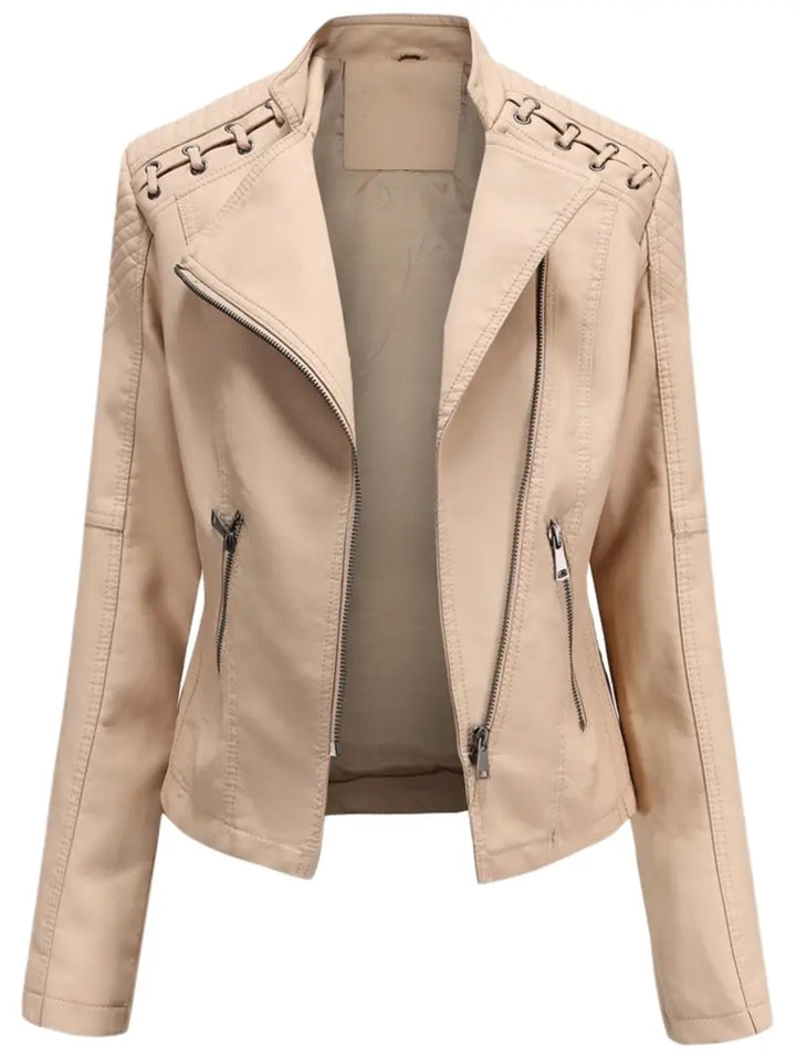 Dalia | Faux Leather Jacket