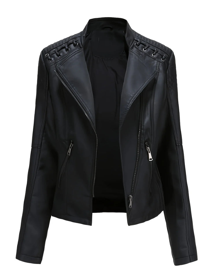 Dalia | Faux Leather Jacket