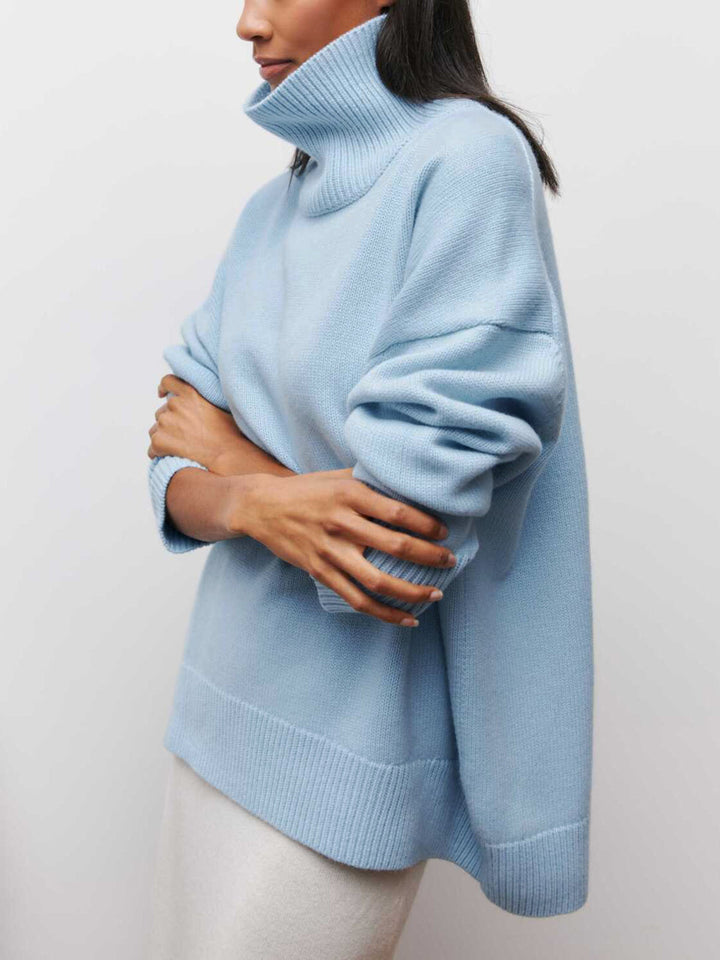 Sky Turtleneck Oversized Sweater