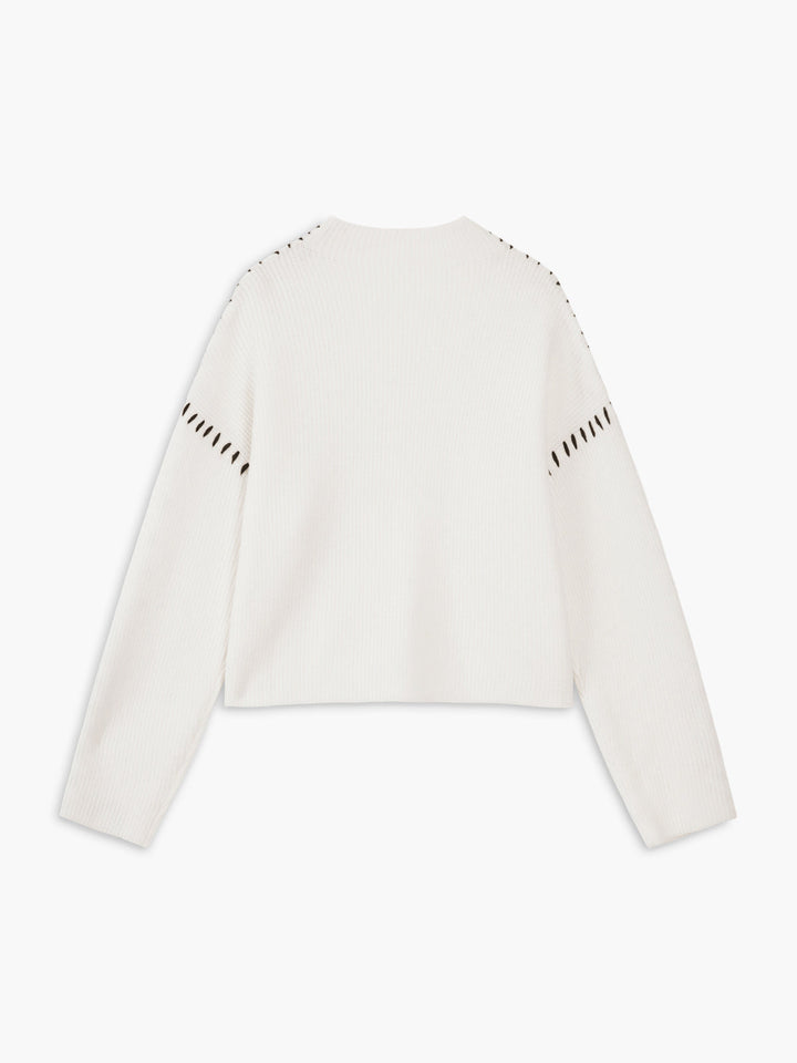 Shift The Focus Oversized Mock Neck Sweater