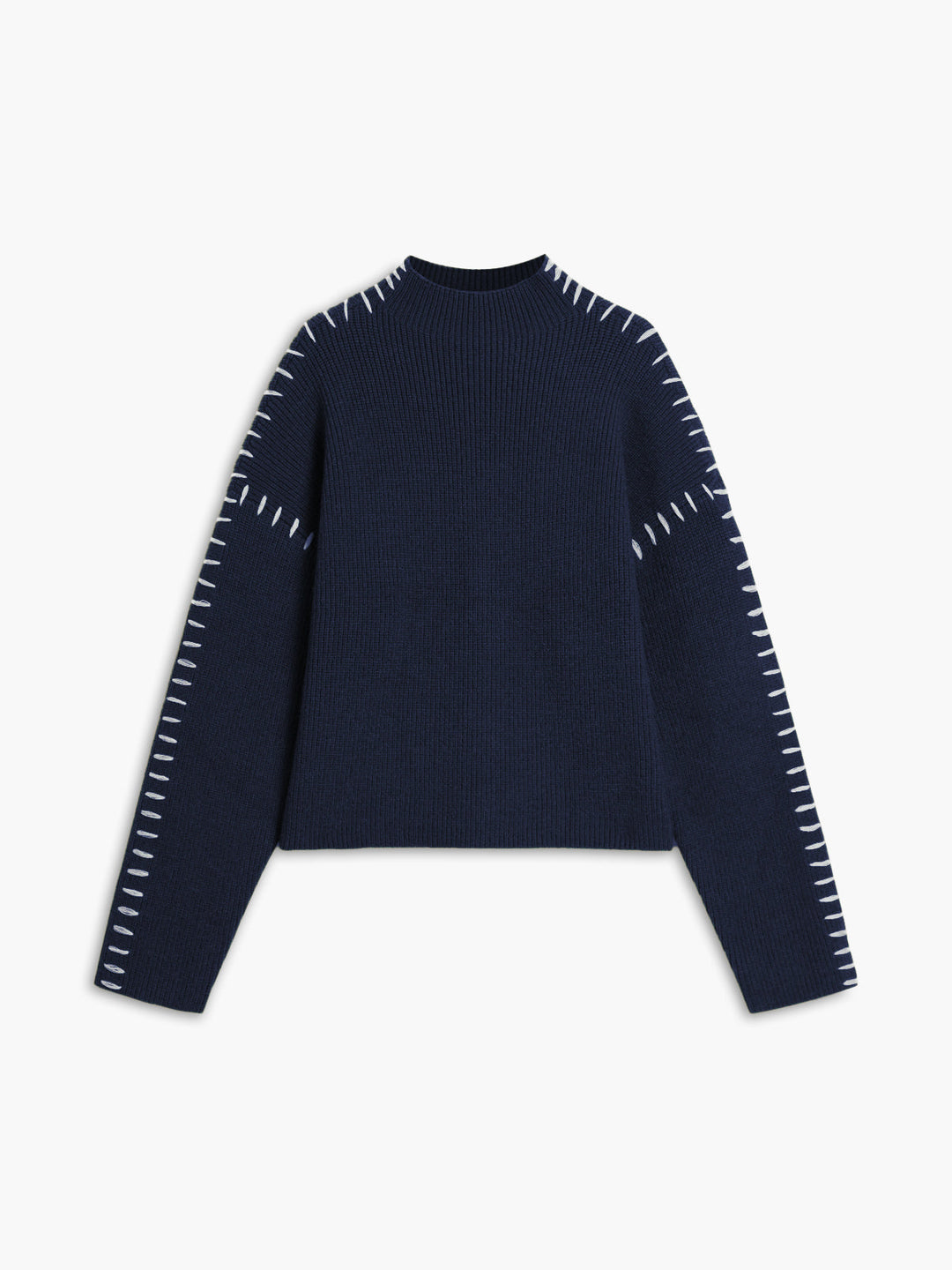 Shift The Focus Oversized Mock Neck Sweater