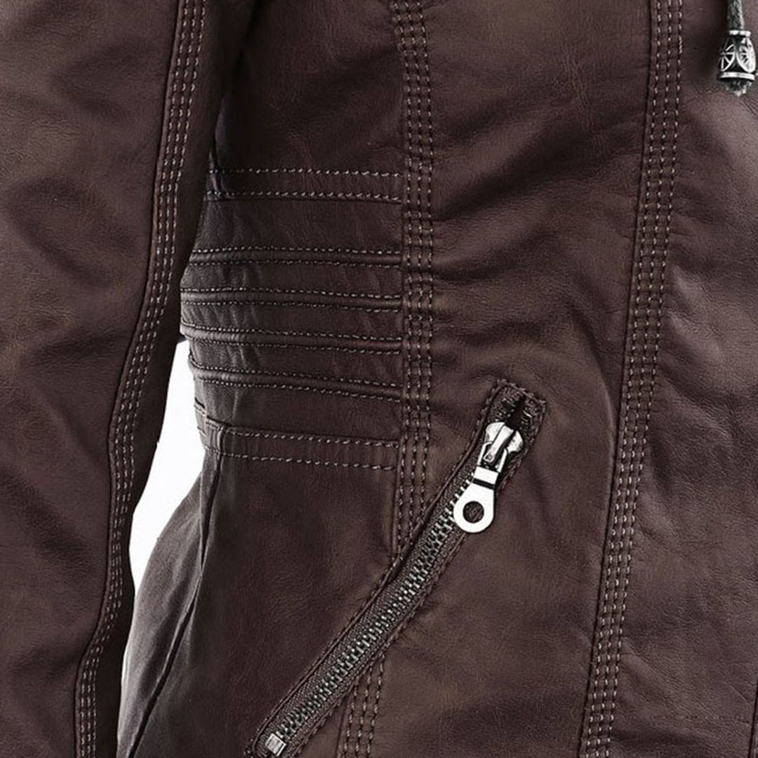 Cleo™ | Vegan Leather Jacket