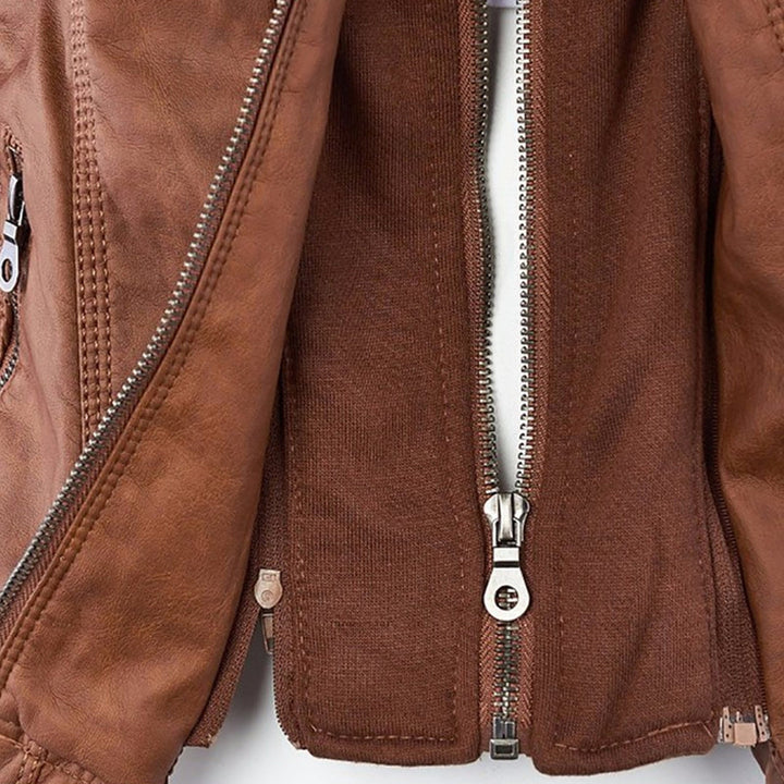 Cleo™ | Vegan Leather Jacket