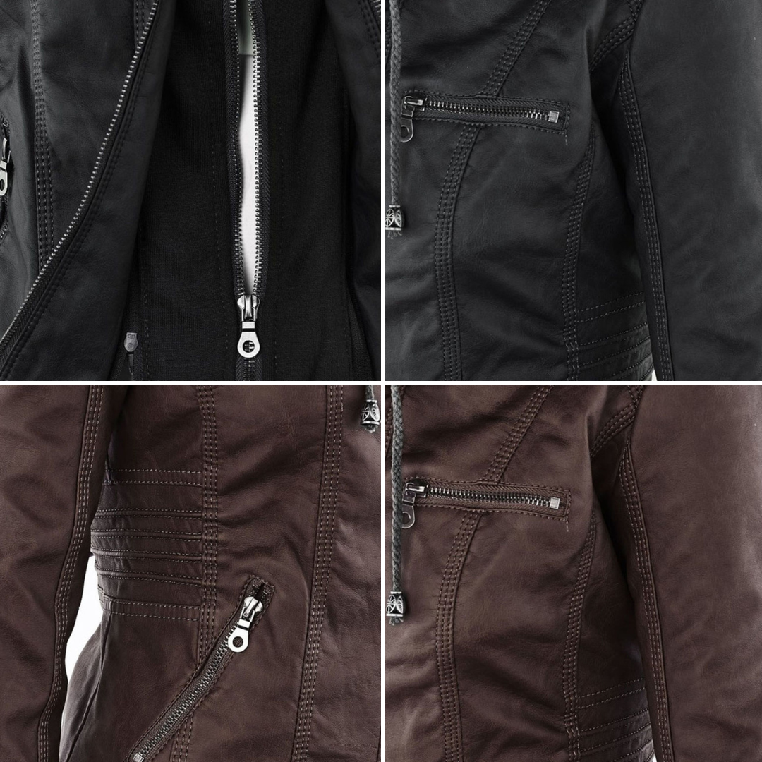 Cleo™ | Vegan Leather Jacket