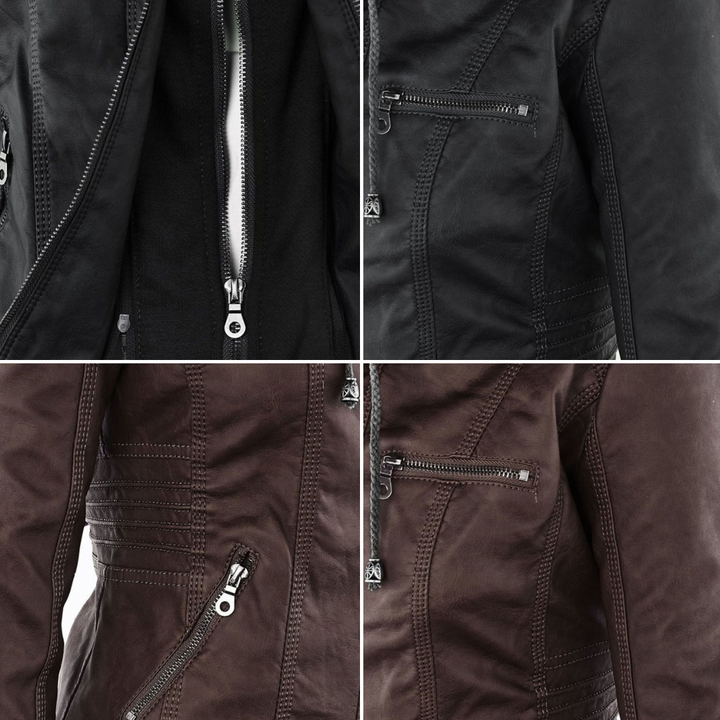 Cleo™ | Vegan Leather Jacket