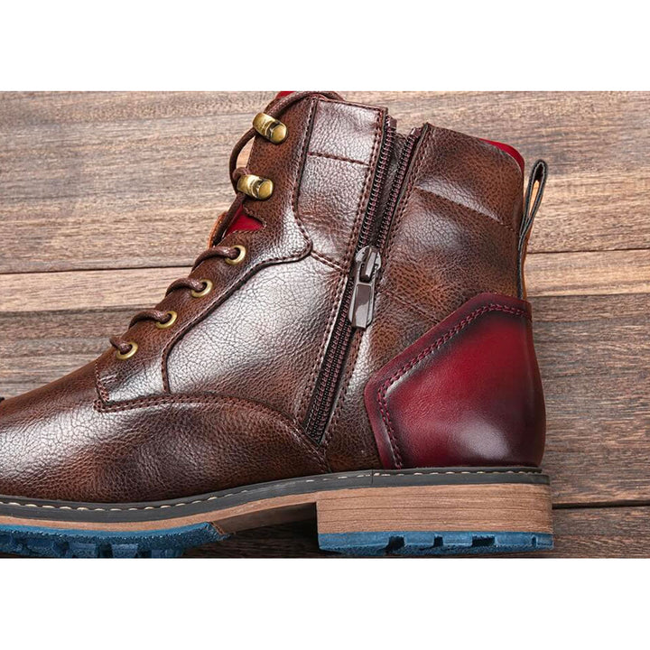 Ethan | Handcrafted GENUINE Leather Oxford Boots