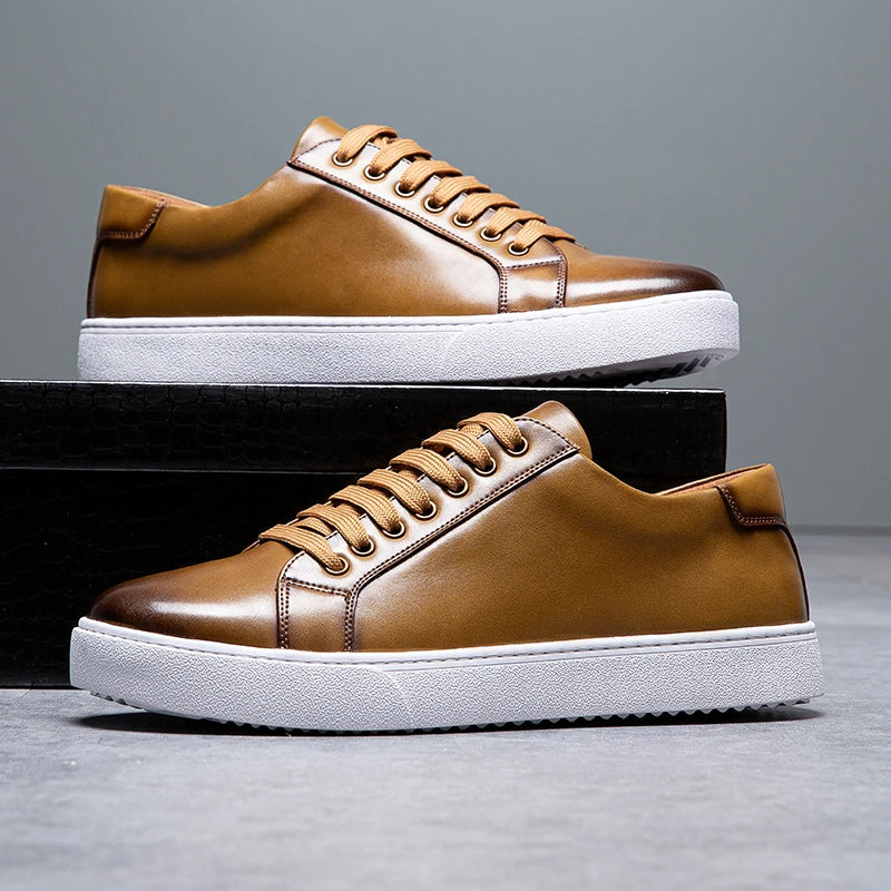 Franco | Genuine Leather Trainers