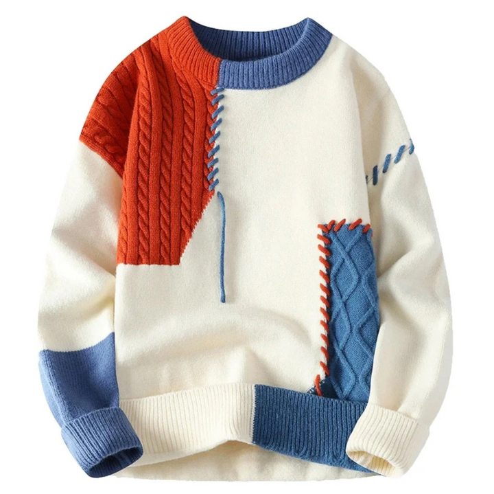 Liam™ | Stylish Patchwork Sweater