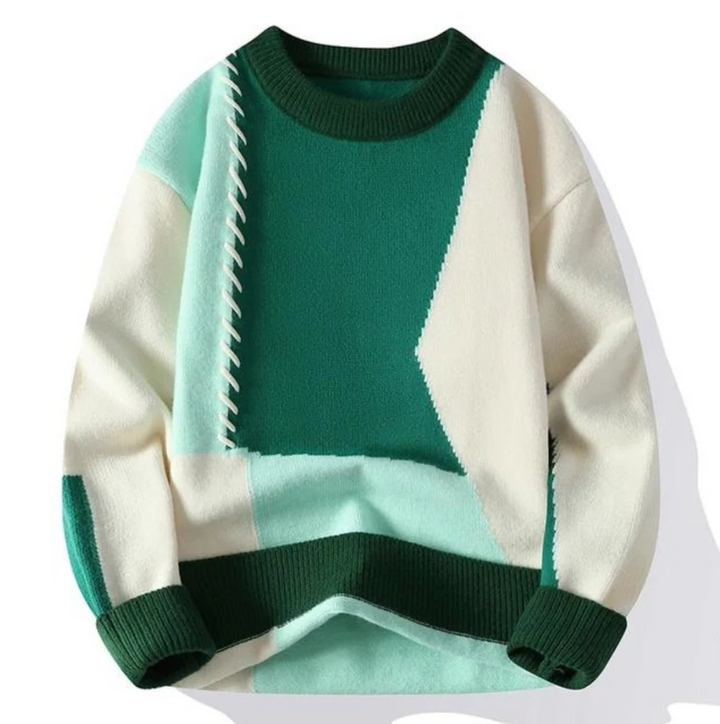 Liam™ | Stylish Patchwork Sweater