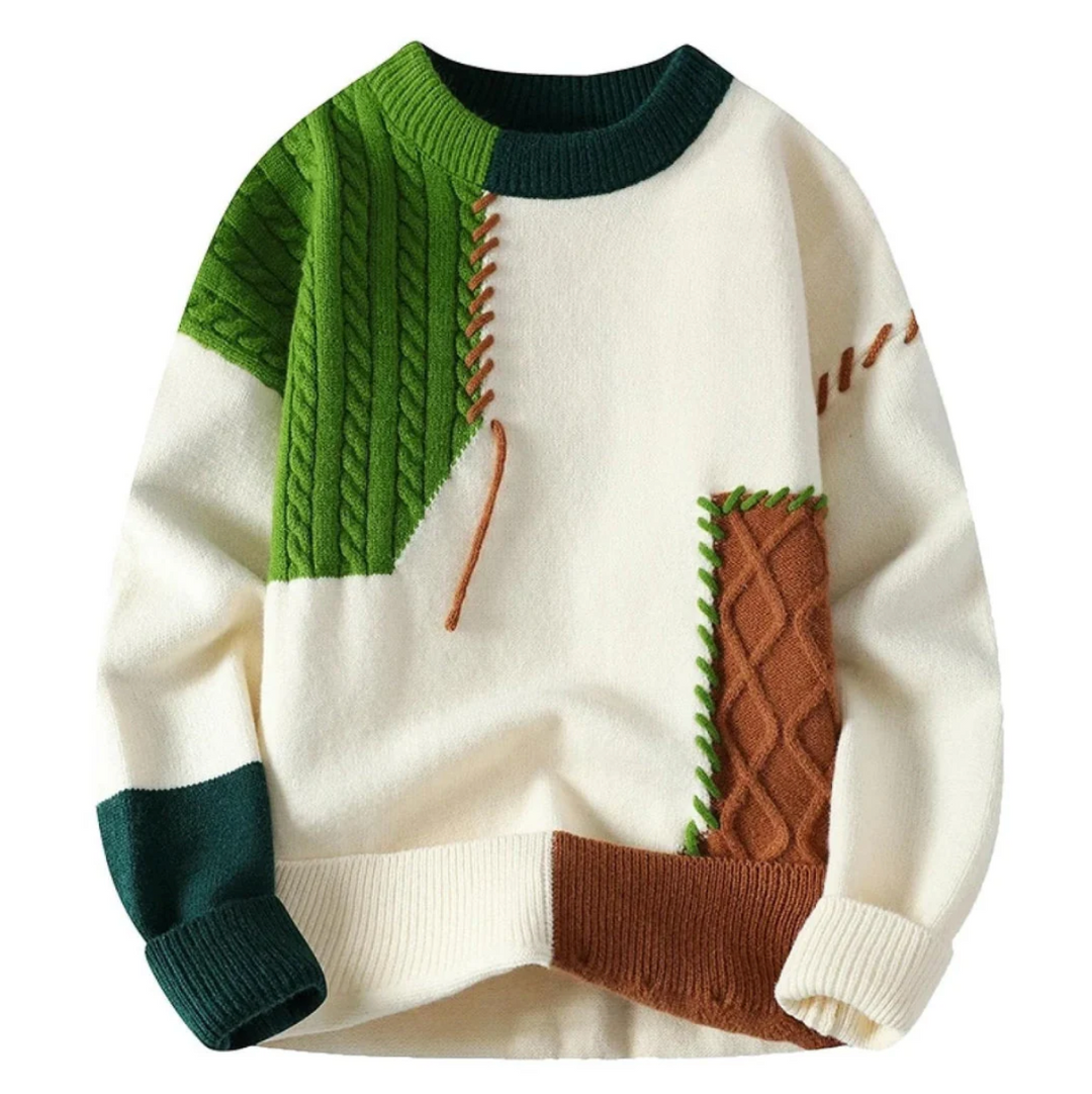 Liam™ | Stylish Patchwork Sweater