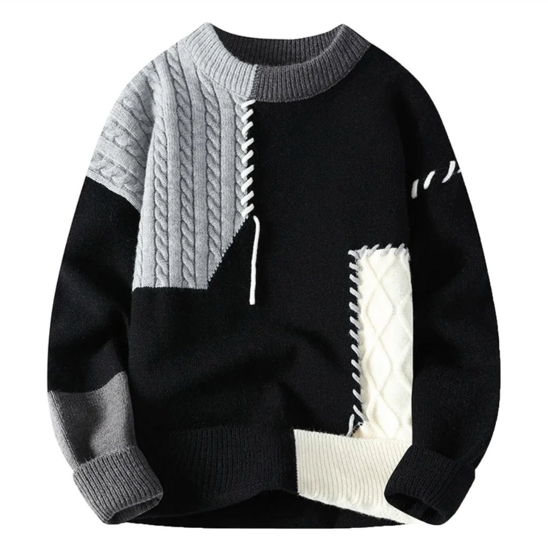 Liam™ | Stylish Patchwork Sweater