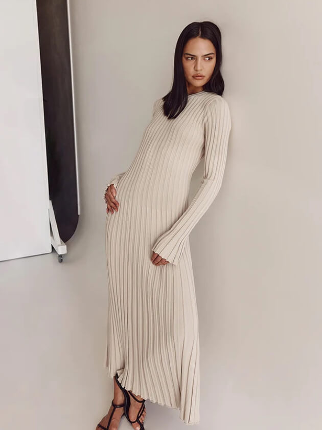 ÈLLA Ribbed Dress: