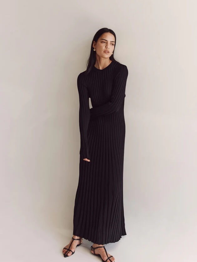 ÈLLA Ribbed Dress: