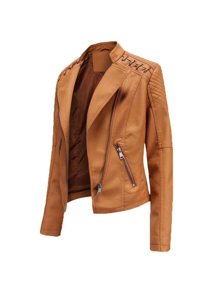 Dalia | Faux Leather Jacket