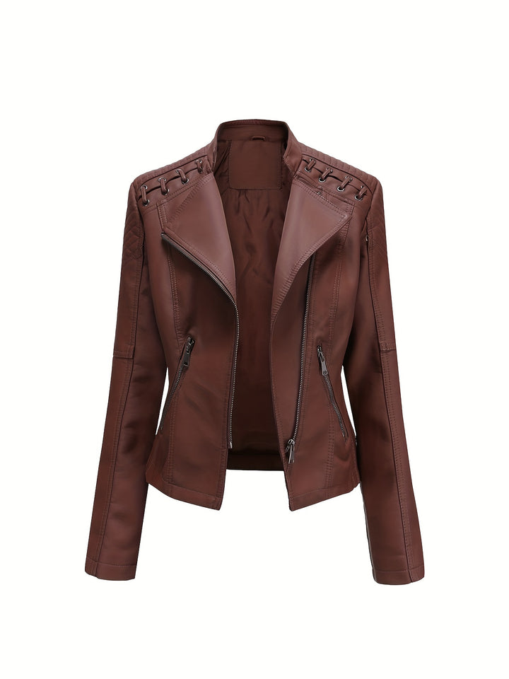 Dalia | Faux Leather Jacket