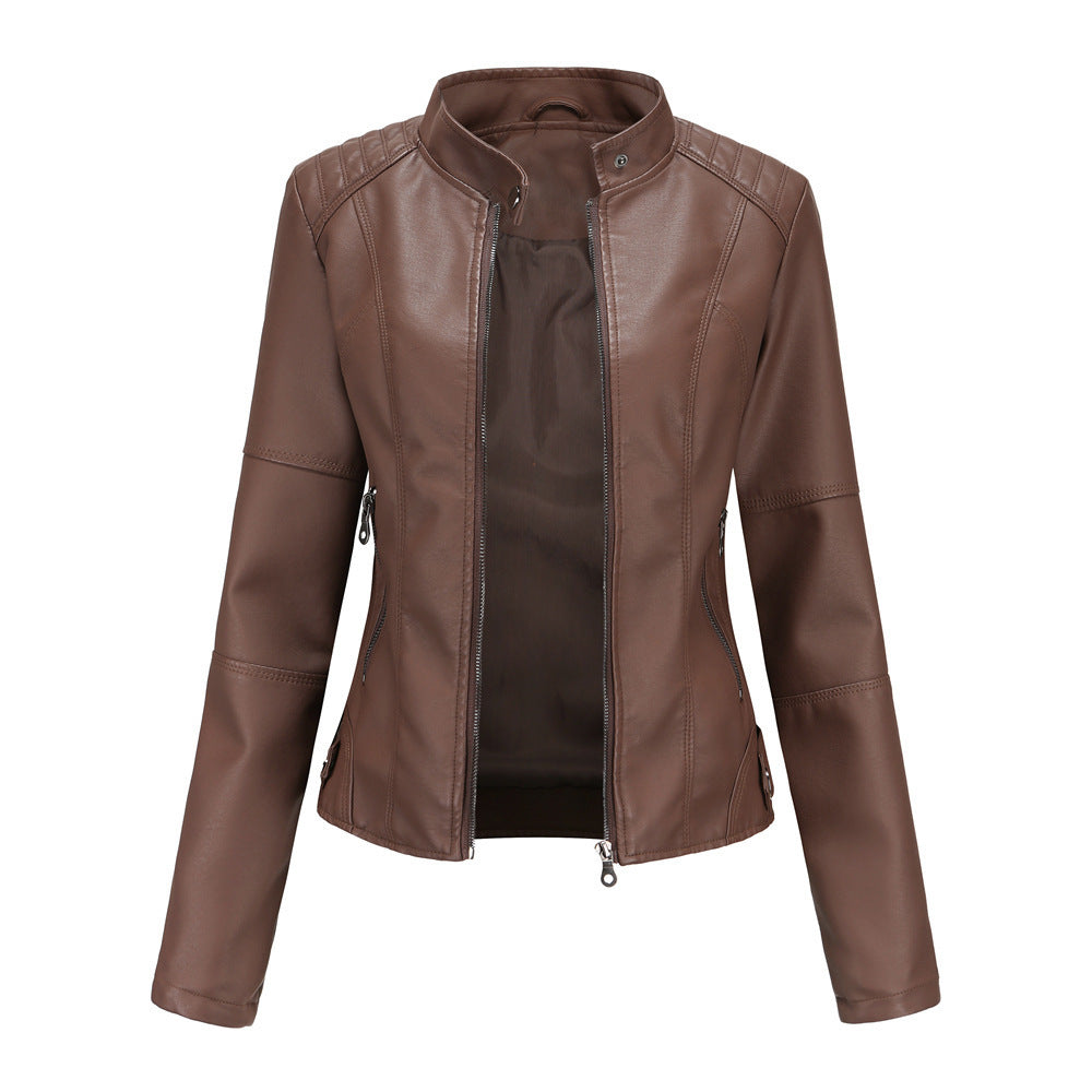 Cory | Water-repellent Leather Jacket