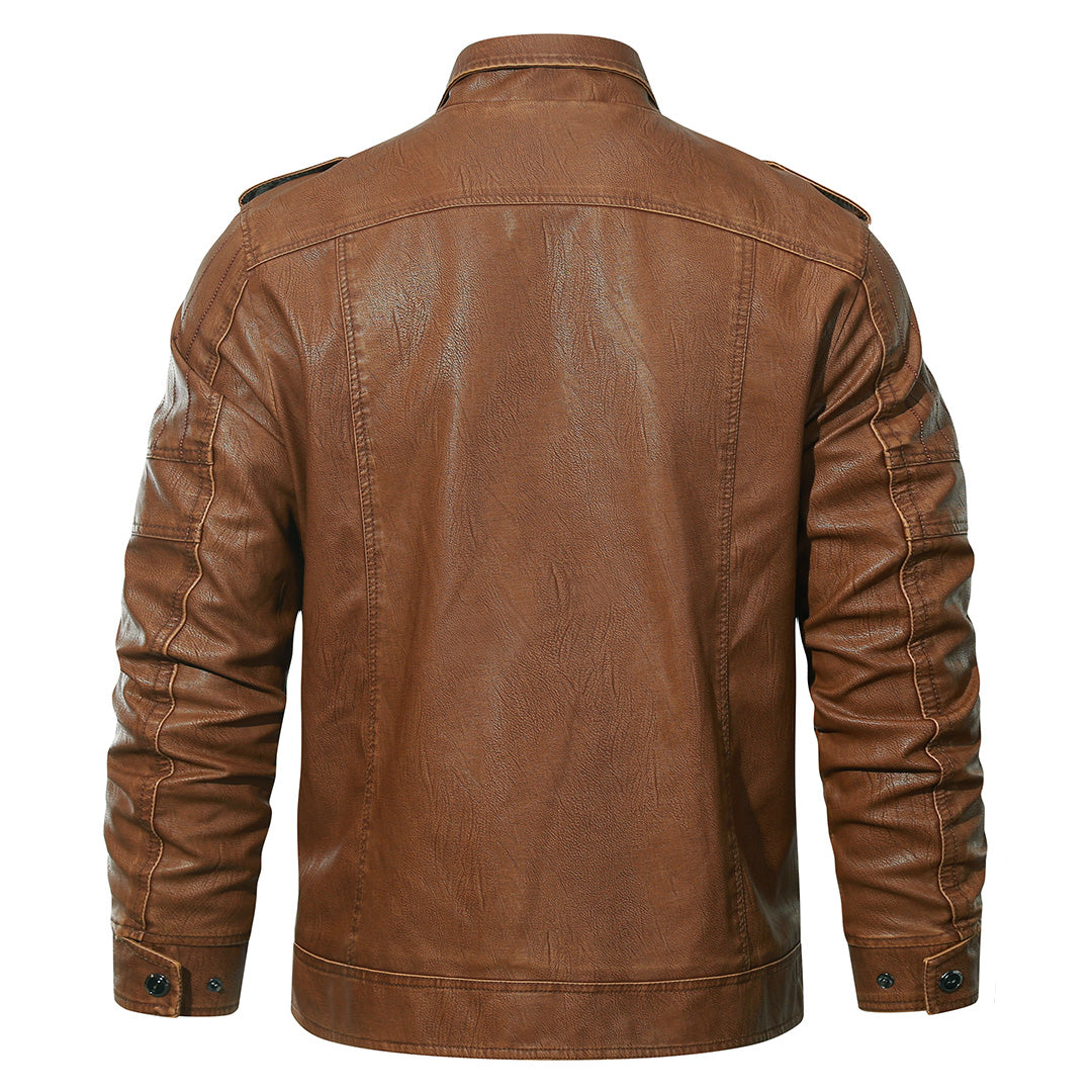 Bruno | Lined Biker Jacket